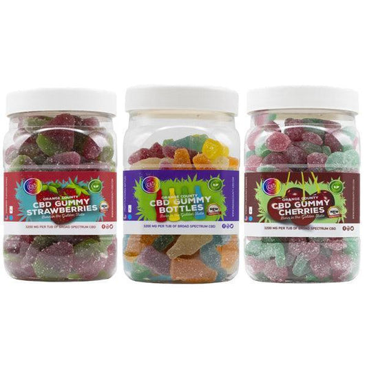Orange County CBD 3200mg Gummies - Large Pack - remedykartelcbd1stop