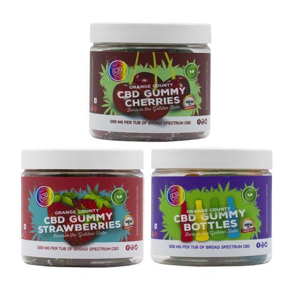 Orange County CBD 1200mg Gummies - Small Pack - remedykartelcbd1stop
