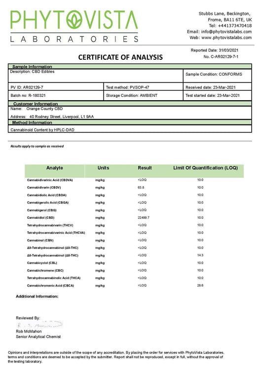 Orange County CBD 4800mg Gummies - Large Pack - remedykartelcbd1stop