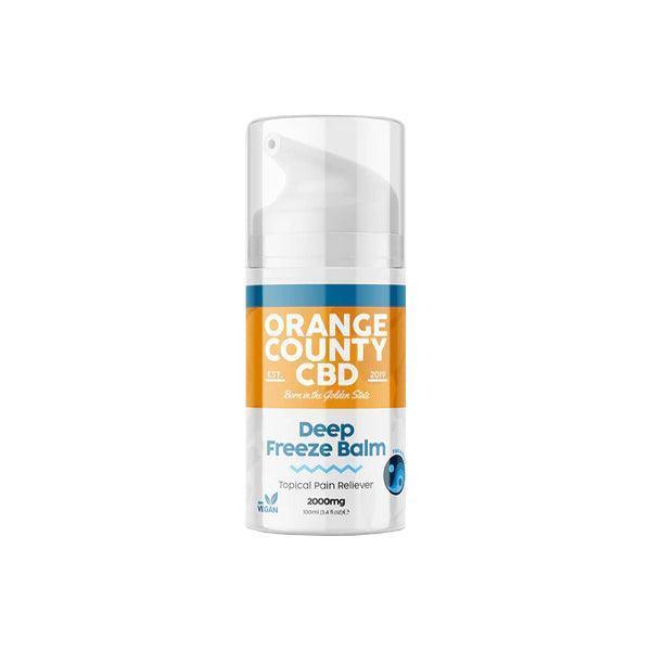 Orange County CBD 2000mg Deep Freeze Muscle Balm 100ml - remedykartelcbd1stop