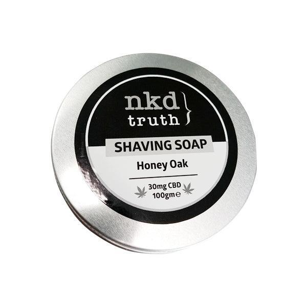 NKD 30mg CBD Speciality Shaving Soap 100g - Honey Oak - remedykartelcbd1stop