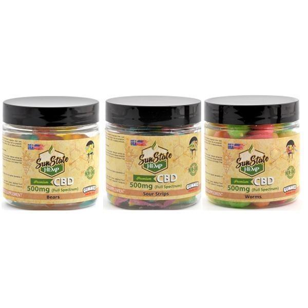 Sun State Hemp 500mg CBD Gummies - remedykartelcbd1stop
