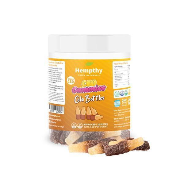 Hempthy 900mg CBD Cola Bottles - 30 pieces - remedykartelcbd1stop