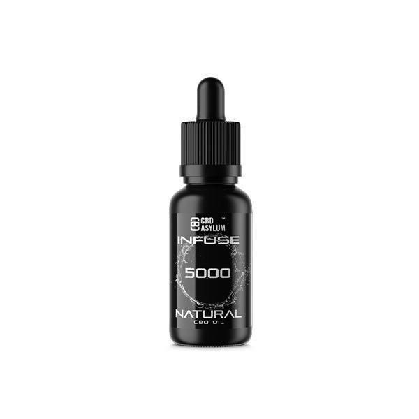 CBD Asylum Infuse 5000mg CBD Natural Oil - 30ml (BUY 1 GET 2 FREE) - remedykartelcbd1stop