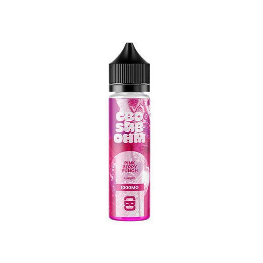 CBD Sub Ohm 1000mg CBD E-liquid 50ml (70VG/30PG) (BUY 1 GET 2 FREE) - remedykartelcbd1stop