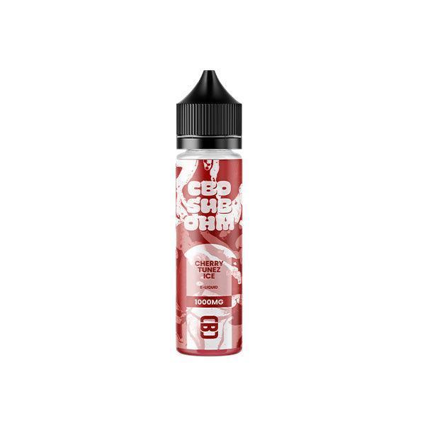 CBD Sub Ohm 1000mg CBD E-liquid 50ml (70VG/30PG) (BUY 1 GET 2 FREE) - remedykartelcbd1stop