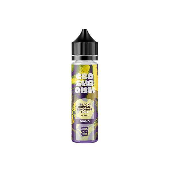 CBD Sub Ohm 500mg CBD E-liquid 50ml (70VG/30PG) (BUY 1 GET 2 FREE) - remedykartelcbd1stop