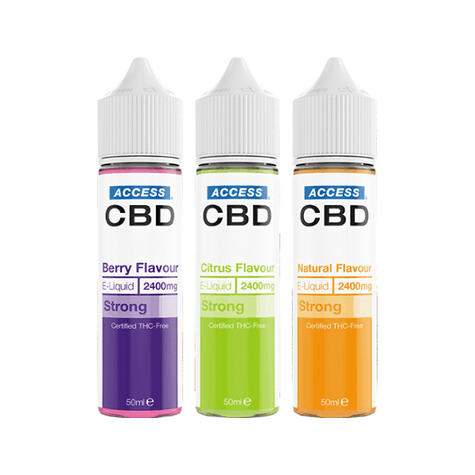 Access CBD 2400mg CBD E-liquid 50ml (60PG/40VG) - remedykartelcbd1stop