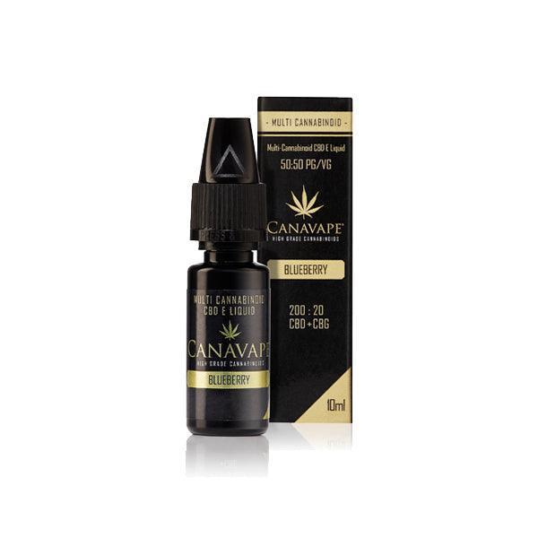 Canavape® 200mg CBD 20mg CBG 10ml E-liquid (50VG/50PG) - remedykartelcbd1stop