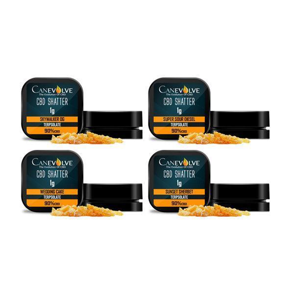 Canevolve 900mg CBD Shatter 1g - remedykartelcbd1stop