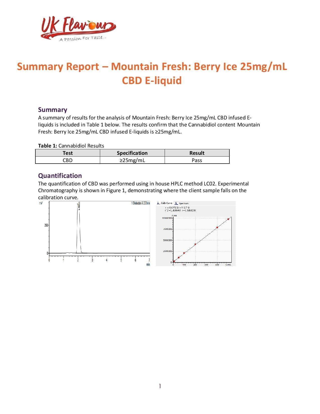 Mountain Fresh 3000mg CBD E-liquid 120ml (50VG/50PG) - remedykartelcbd1stop