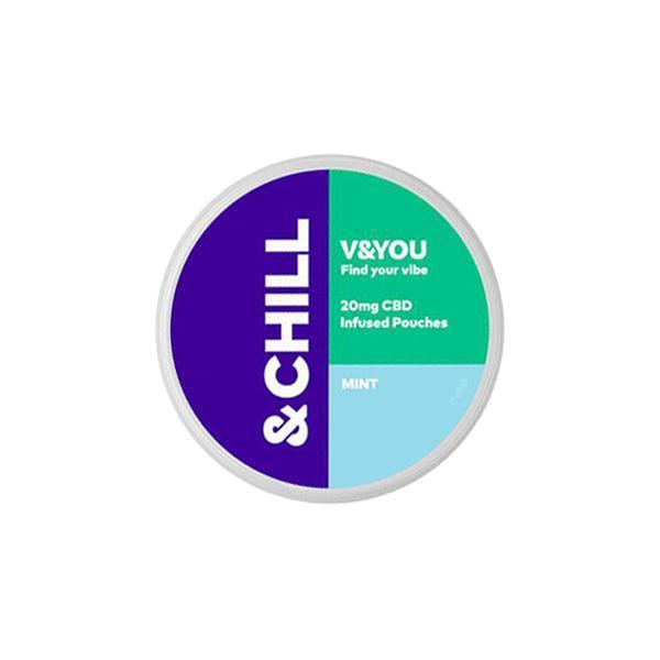 V&YOU &Chill 20mg CBD Pouches - remedykartelcbd1stop