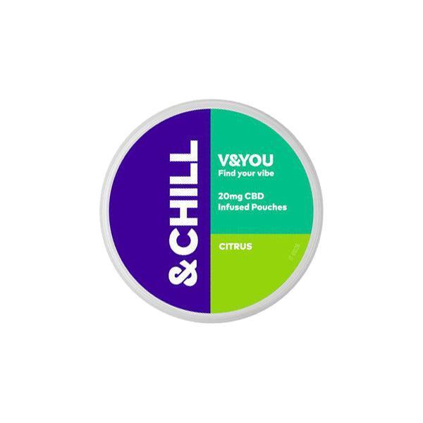 V&YOU &Chill 20mg CBD Pouches - remedykartelcbd1stop