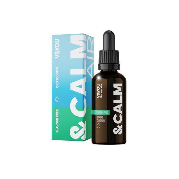 V&YOU &Calm 3000mg CBD Oil Drop 30ml - remedykartelcbd1stop