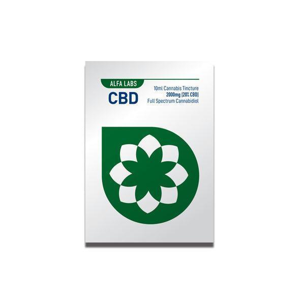 Alfa Labs 2000mg CBD Tincture Oil 10ml - remedykartelcbd1stop