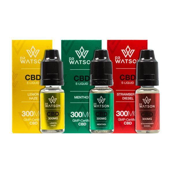 Dr Watson 300mg CBD Vaping Liquid 10ml - remedykartelcbd1stop