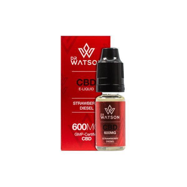 Dr Watson 600mg CBD Vaping Liquid 10ml - remedykartelcbd1stop