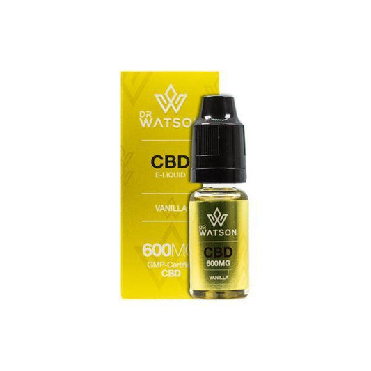Dr Watson 600mg CBD Vaping Liquid 10ml - remedykartelcbd1stop