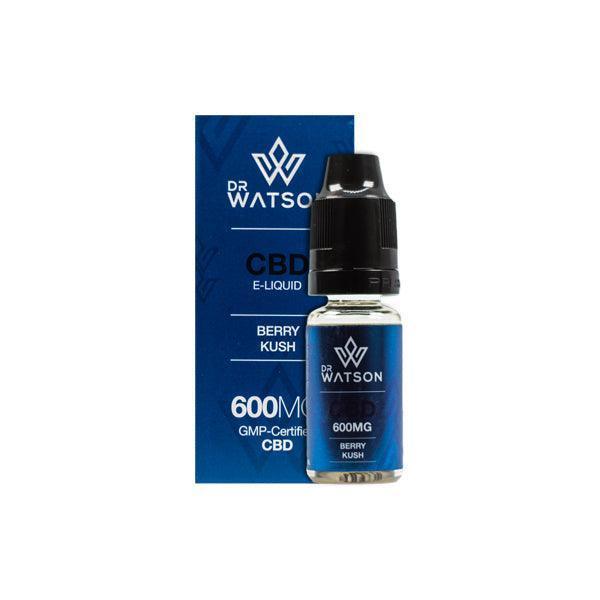 Dr Watson 600mg CBD Vaping Liquid 10ml - remedykartelcbd1stop