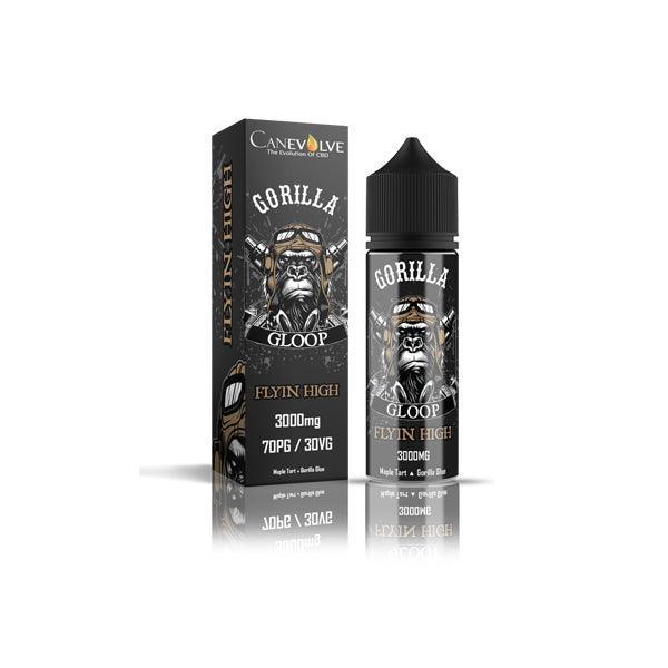 Gorilla Gloop 3000mg CBD Vape Liquid 50ml (70PG/30VG) - remedykartelcbd1stop
