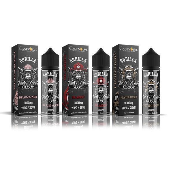 Gorilla Gloop 3000mg CBD Vape Liquid 50ml (70PG/30VG) - remedykartelcbd1stop