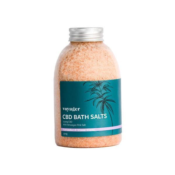 Voyager 275mg CBD Lavender & Ylang Ylang Bath Salts - 500g - remedykartelcbd1stop