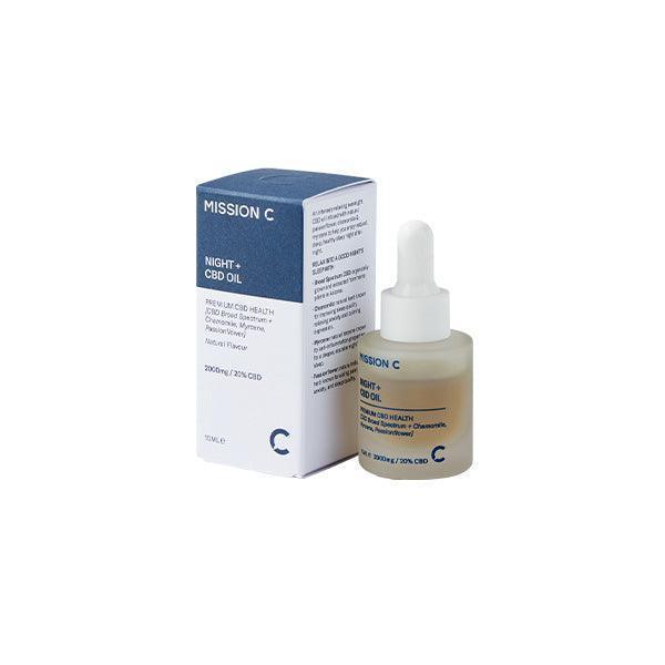 Mission C Night + 2000mg CBD Oil - 10ml - remedykartelcbd1stop