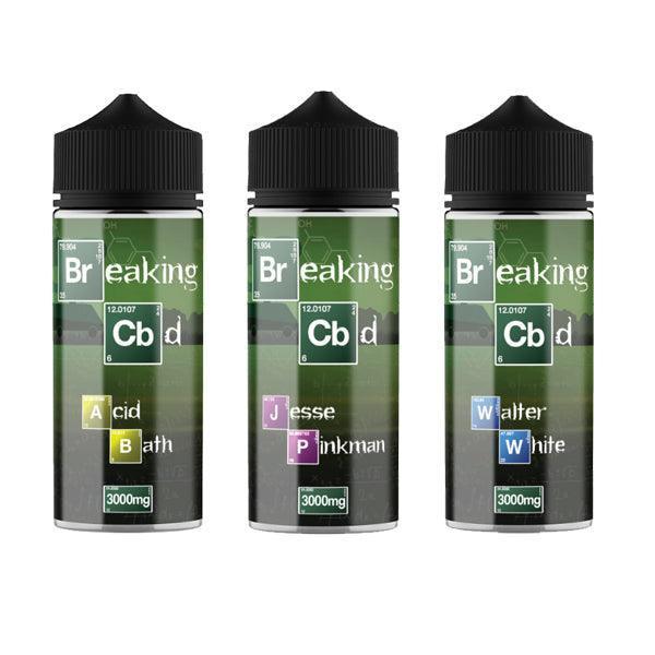 Breaking CBD 3000mg CBD E-Liquid 120ml (50VG/50PG) - remedykartelcbd1stop