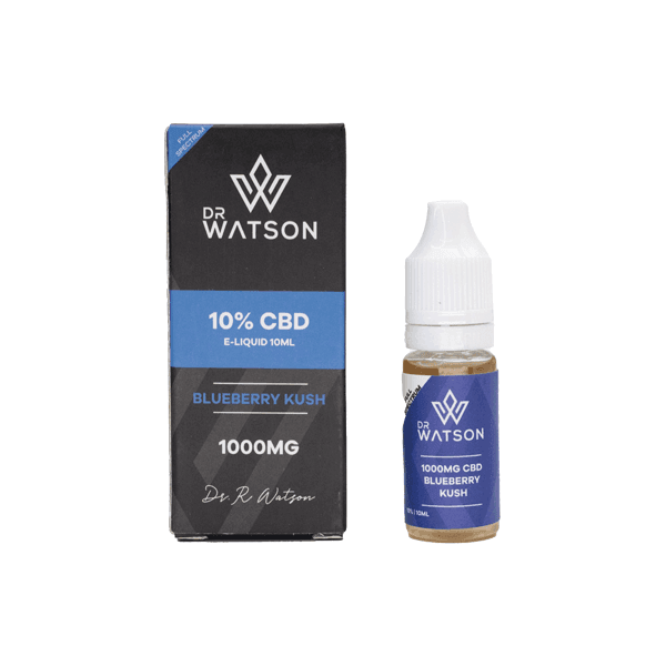 Dr Watson 1000mg Full Spectrum CBD E-liquid 10ml - remedykartelcbd1stop