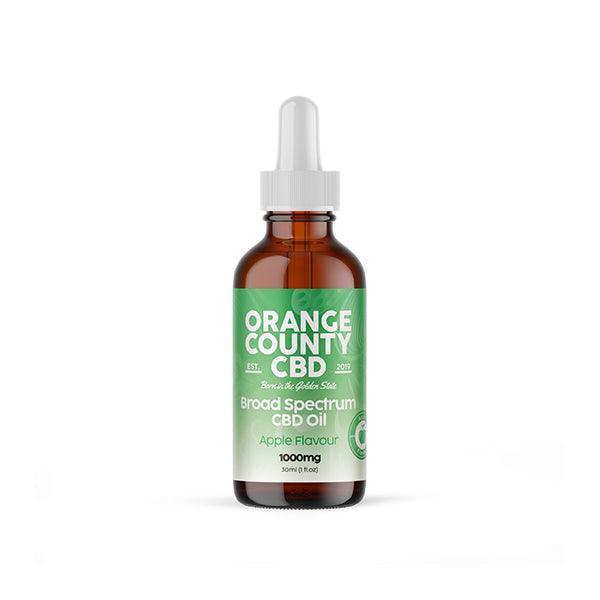 Orange County CBD 1000mg Flavoured Tincture Oil 30ml - remedykartelcbd1stop