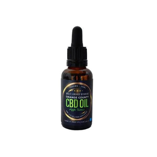 Orange County CBD 1500mg Flavoured Tincture Oil 30ml - remedykartelcbd1stop