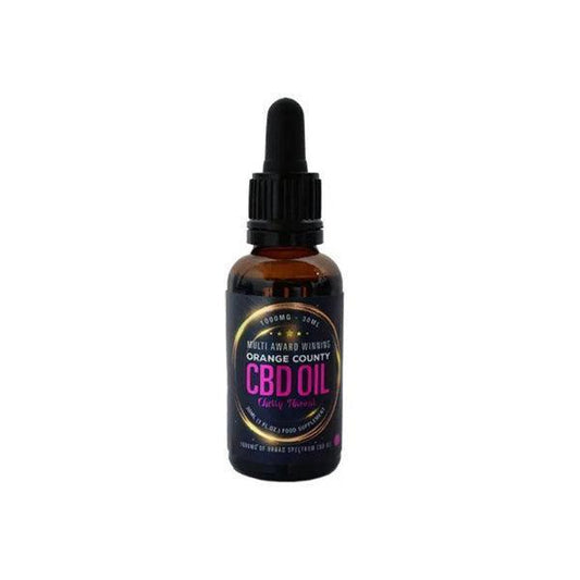 Orange County CBD 500mg Flavoured Tincture Oil 30ml - remedykartelcbd1stop