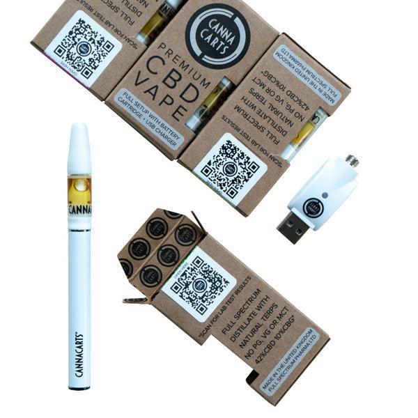 Cannacarts Premium CBD Vape Full Setup - remedykartelcbd1stop