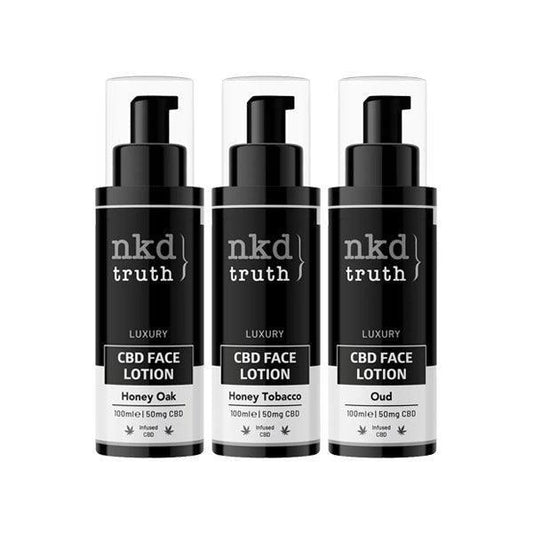 NKD 50mg CBD Face Lotion - 100ml - remedykartelcbd1stop