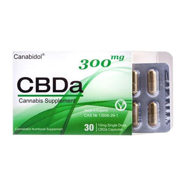CBD by British Cannabis 300mg CBDa Cannabis Capsules - 30 Caps - remedykartelcbd1stop