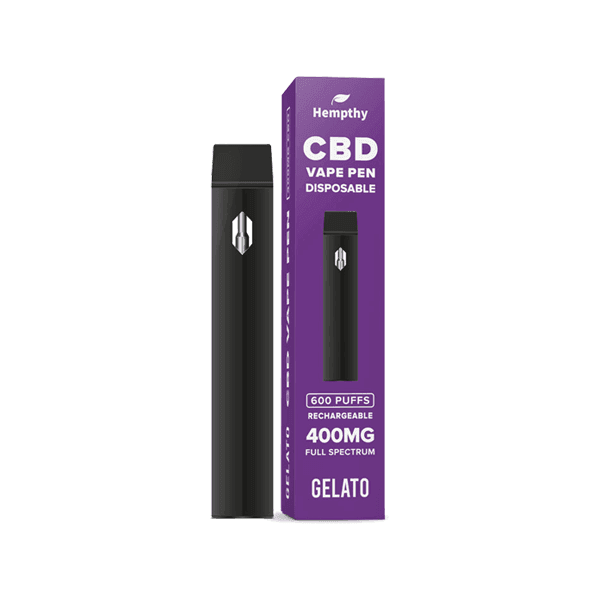 Hempthy 400mg CBD Disposable Vape Pen 600 Puffs - remedykartelcbd1stop