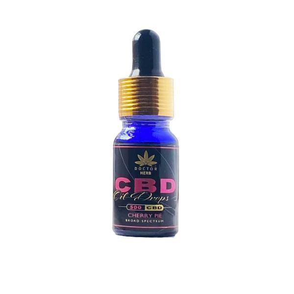 Doctor Herb 500mg CBD Broad Spectrum Flavoured Oil 10ml - remedykartelcbd1stop