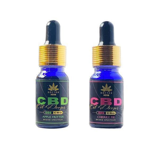 Doctor Herb 500mg CBD Broad Spectrum Flavoured Oil 10ml - remedykartelcbd1stop