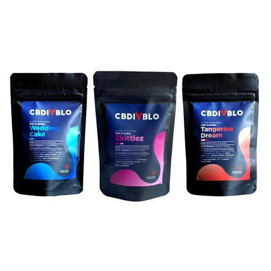 CBDiablo 800mg Broad Spectrum CBD Crumble - 1g - remedykartelcbd1stop