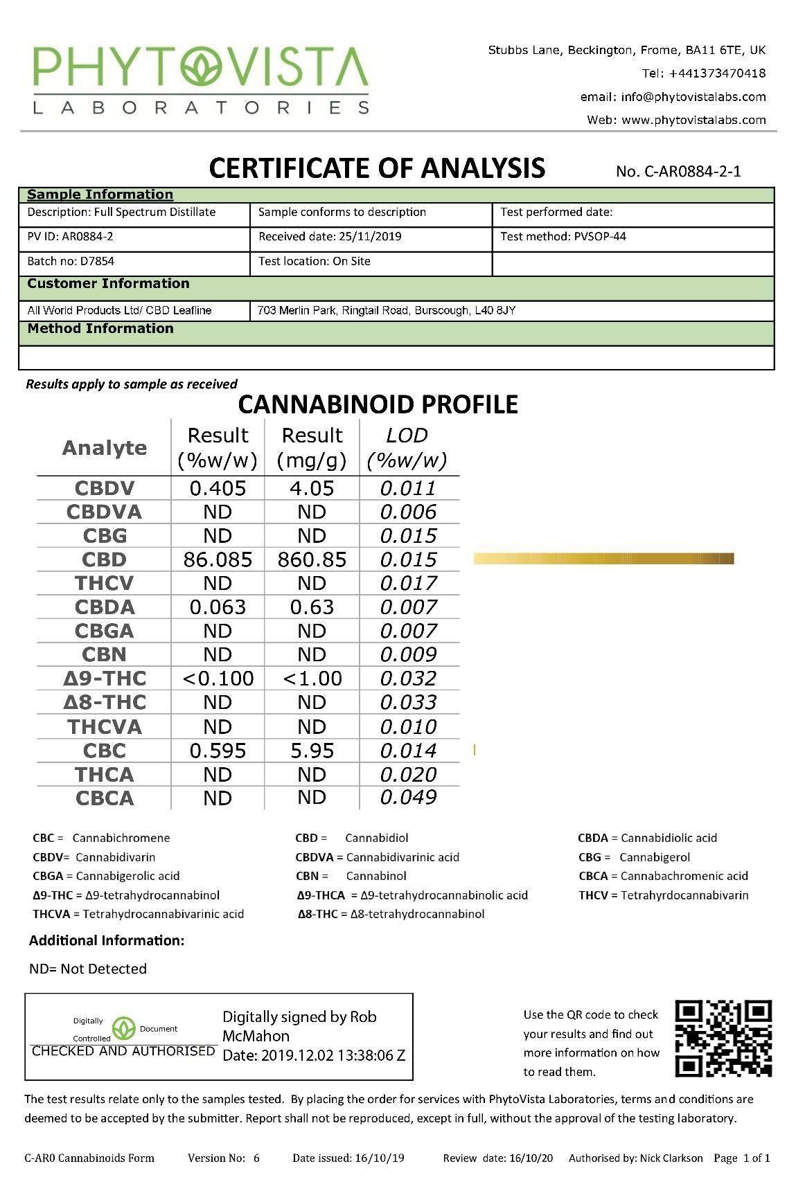CBD Leafline 100mg CBD 1% Hyaluronic Serum 30ml - remedykartelcbd1stop