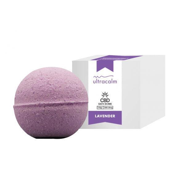 Ultracalm 20mg CBD Luxury Essential oil CBD Bath Bombs 170g - remedykartelcbd1stop