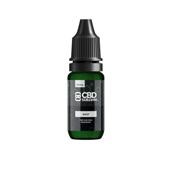 CBD Asylum 2000mg CBD Sub Ohm Shot 10ml (Buy One Get One Free) - remedykartelcbd1stop