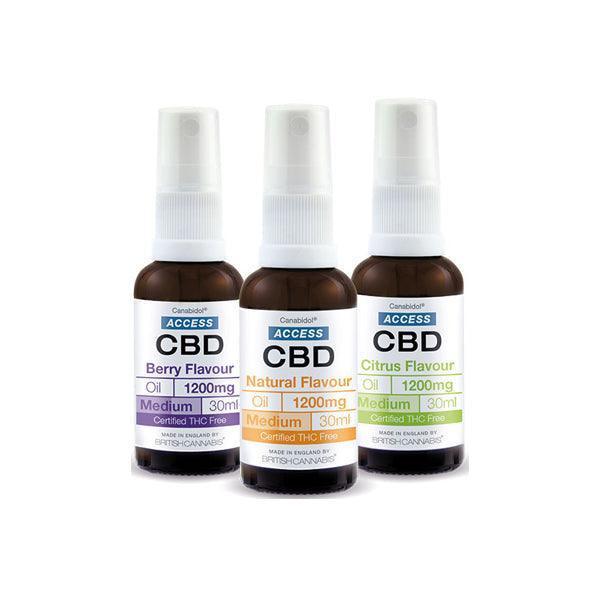 Access CBD 1200mg CBD Broad Spectrum Oil 30ml - remedykartelcbd1stop