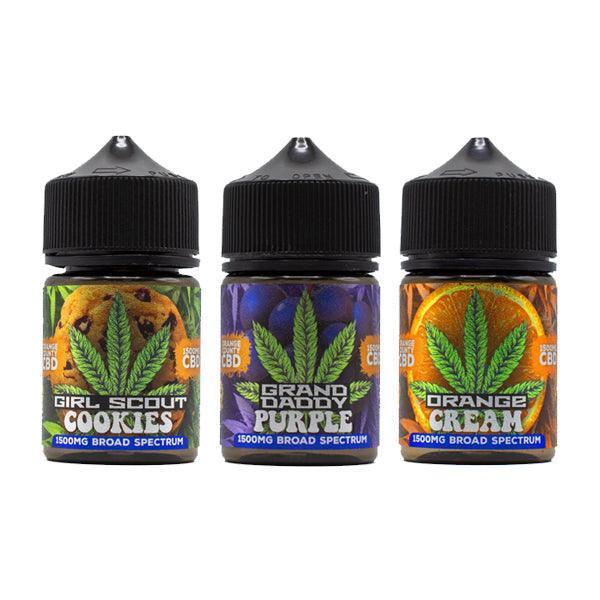 Orange County CBD Cali Range 1500mg CBD 50ml E-liquid (60VG/40PG) - remedykartelcbd1stop