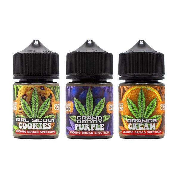 Orange County CBD Cali Range 2500mg CBD 50ml E-liquid (60VG/40PG) - remedykartelcbd1stop