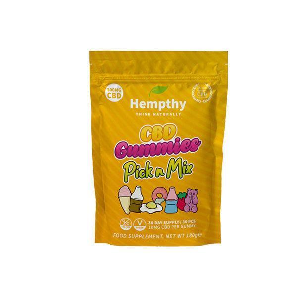 Hempthy 300mg CBD Gummies 30 Ct Pouch - remedykartelcbd1stop