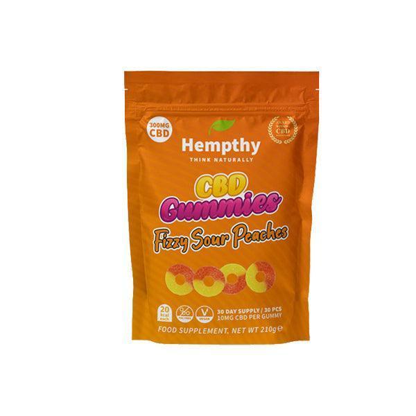 Hempthy 300mg CBD Gummies 30 Ct Pouch - remedykartelcbd1stop
