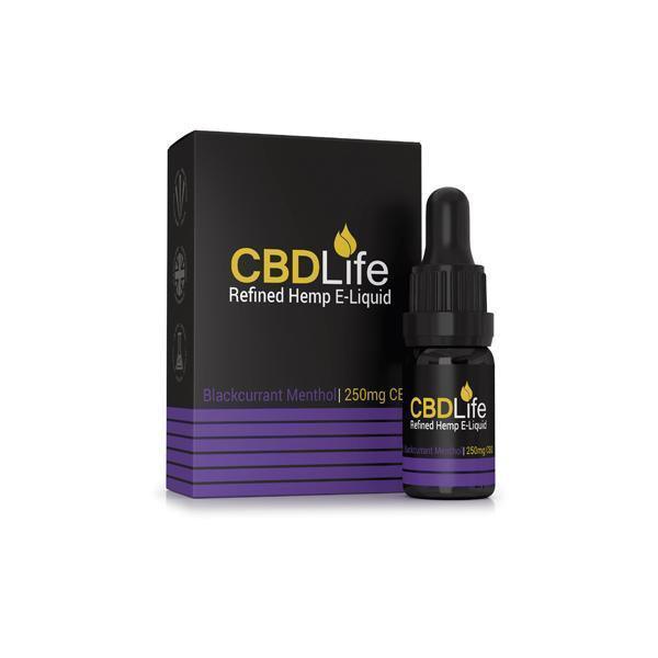 CBDLife Broad Spectrum 250mg CBD 10ml E-Liquid (70VG/30PG) - remedykartelcbd1stop