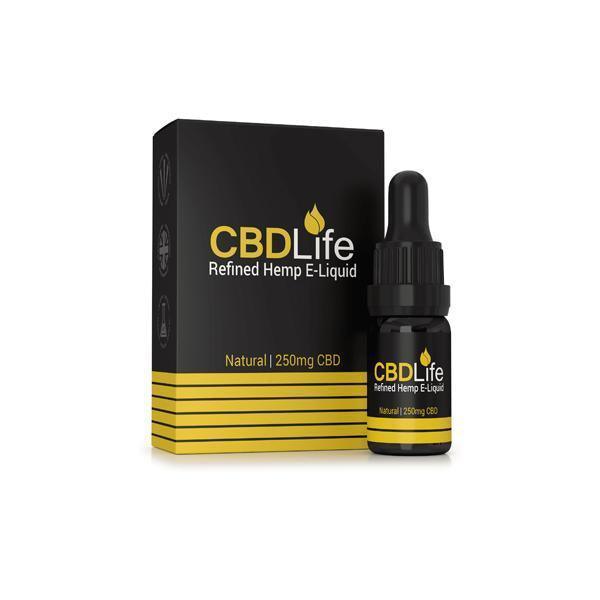 CBDLife Broad Spectrum 250mg CBD 10ml E-Liquid (70VG/30PG) - remedykartelcbd1stop