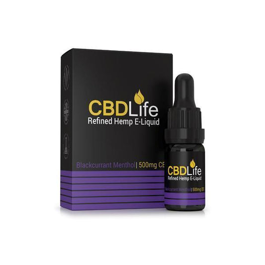 CBDLife Broad Spectrum 500mg CBD 10ml E-Liquid (70VG/30PG) - remedykartelcbd1stop
